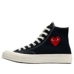 Converse x Comme des Garçons PLAY Chuck 70 Hi „Single Heart Black“