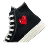 Converse x Comme des Garçons PLAY Chuck 70 Hi „Single Heart Black“