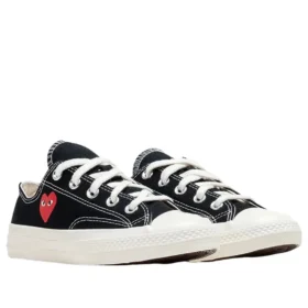 Converse x Comme des Garçons PLAY Chuck 70 Ox „Single Heart Black“