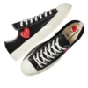 Converse x Comme des Garçons PLAY Chuck 70 Ox „Single Heart Black“