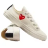 Converse x Comme des Garçons PLAY Chuck 70 Ox „Single Heart Milk“