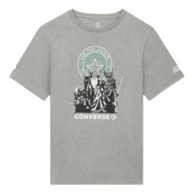 Converse x Dungeons & Dragons Charakter-T-Shirt (asiatische Größen) „Vintage Grey Heather“