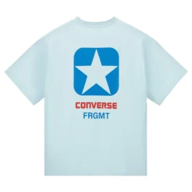 Converse x Fragment T-Shirt (asiatische Größen) „Corydalis Blue“