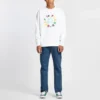 Converse x Golf Le Fleur Crew-Sweatshirt, asiatische Größen, „Weiß“