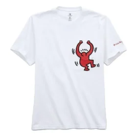 Converse x Keith Haring Graphic Pocket Tee – asiatische Größen – „Weiß“