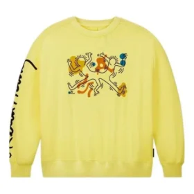 Converse x Keith Haring Shapes Sweatshirt asiatische Größen „Yellow“