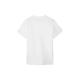 Converse x Kim Jones Logo-Print-Sport-Sweatshirt mit Rundhalsausschnitt und kurzen Ärmeln für Herren, Weiß
