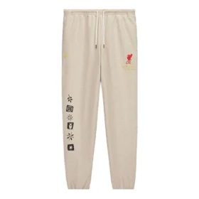 Converse x LFC Jogginghose asiatische Größen „Oat Milk Heather“