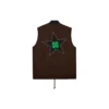 Converse x Patta Four-Leaf Clover Utility Reversible Padded Vest (Wendeweste) asiatische Größen „Java“
