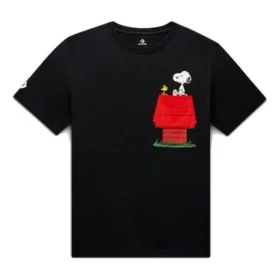 Converse x Peanuts T-Shirt mit Tasche, asiatische Größen, „Black“