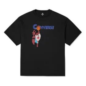 Converse x Space Jam: A New Legacy Court Ready T-Shirt (asiatische Größen) „Schwarz“