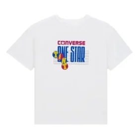 Converse x thisisneverthat Vintage-T-Shirt, asiatische Größen „Weiß“