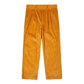 Cord-Chino-Hose mit doppelten Falten, asiatische Größen „Orange“