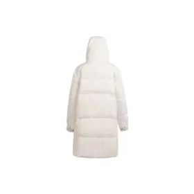 Counter Climate Lange Daunenjacke asiatische Größen „Beige“
