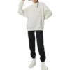 Cozy Utility Crew in asiatischen Größen „White“