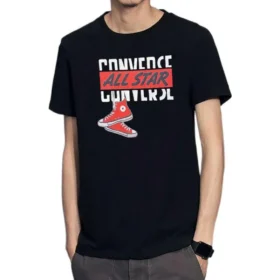 Dangling Chuck Kurzarm-T-Shirt asiatische Größen „Black“