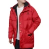 Daunen-Pufferjacke asiatische Größen „Rot“