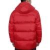 Daunen-Pufferjacke asiatische Größen „Rot“