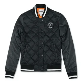 Daunenjacke asiatische Größen „Black White“