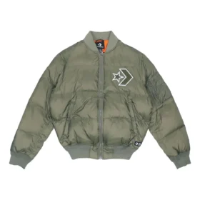 Daunenjacke asiatische Größen „Grün“