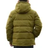 Daunenjacke in mittlerer Länge, asiatische Größen „Green“