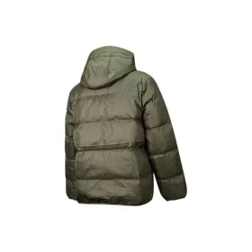 Daunenjacke mit Kapuze – asiatische Größen „Cargo Khaki“