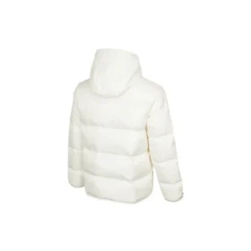 Daunenjacke mit Kapuze, asiatische Größen, „Weiß“