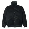 Daunenjacke mit Stehkragen, asiatische Größen „Schwarz“