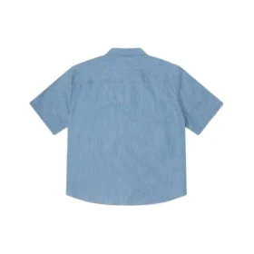 Denim Wordmark Utility Shirt (asiatische Größen) „LT Retro Blue“