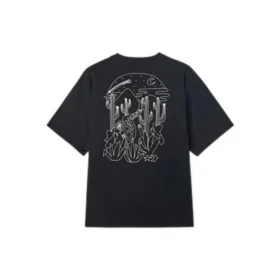 Desert Adventures Grafik-T-Shirt asiatische Größen „Schwarz“