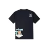 Desert Graphic Tee asiatische Größen „Schwarz“