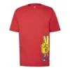 Druckmuster Kurzarm Rot