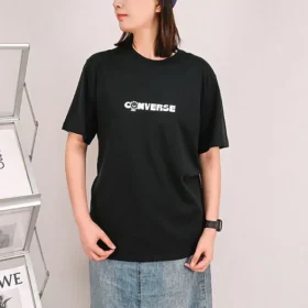 Earth Moon Sun Kurzarm-T-Shirt asiatische Größen „Schwarz“