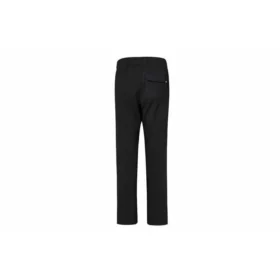Einfarbige Casual-Hose mit hoher Taille, asiatische Größen „Schwarz“