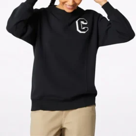 Elevated Fleece Sweatshirt Asien-Größen „Schwarz“