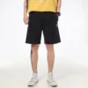 Embroidered Star Chevron Short FT asiatische Größen „Schwarz“