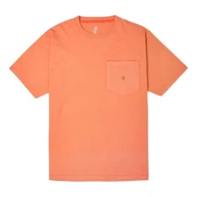 Fashion Pocket T-Shirt asiatische Größen „Bright Poppy“