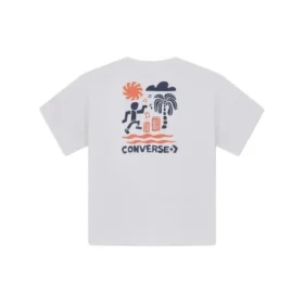Festival Vibe T-Shirt (asiatische Größen) „Weiß“