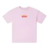 Flaming Logo Oversized T-Shirt Asiatische Größen „Pink“