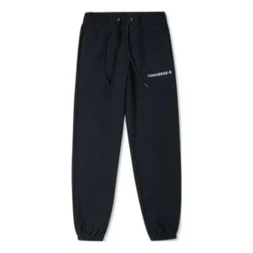 Fleece-Jogginghose mit Chevron-Logo und Kordelzug, asiatische Größen „Schwarz“