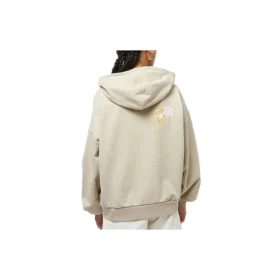 Flora Logo Hoodie asiatische Größen „Beige“