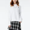 Freizeit-Sweatshirt Asiatische Größen „Weiß“