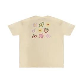 Fruit Logo T-Shirt (asiatische Größen) „Beige“