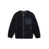 Funktionale Wende-Sherpa-Jacke, asiatische Größen, „Schwarz“