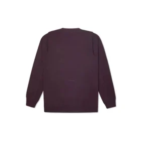 Genderneutral Converse Shapes Bubble Sweatshirt mit Rundhalsausschnitt, asiatische Größen „Black Currant“