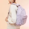 Go 2 Patterned Rucksack „Hellviolett“