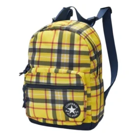 GO LO Rucksack mit Karomuster „Yellow“