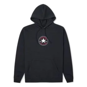 Go-To Chuck Taylor Patch Standard Fit Pullover Hoodie asiatische Größen „Schwarz“ Go-To Chuck Taylor Patch Standard Fit Pullover Hoodie asiatische Größen „Schwarz“