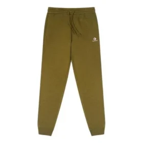 Go-To Fleece-Jogginghose mit Stern-Chevron-Stickerei, Standard-Passform, asiatische Größen, „Grün“