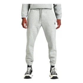 Go-To Fleece-Jogginghose mit Sternstickerei im Chevron-Muster, Standard-Fit, asiatische Größen „Grau“